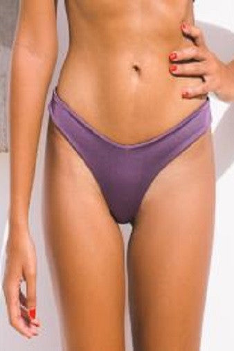 Bayu The Label Basu Bikini Bottom in Violet Front Salamander Shop