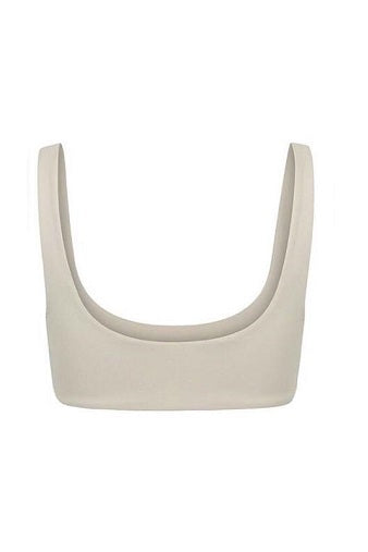 AEXAE Heather Top Latte Back | Salamander Shop