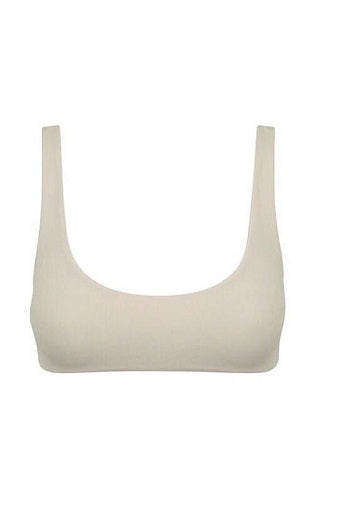 AEXAE Heather Top Latte Front | Salamander Shop