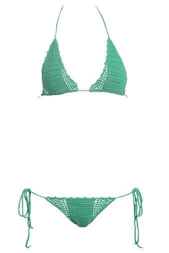 Beauty & the Beach Itsy Bitsy Bikini Mojito/Light Green | Salamander Shop