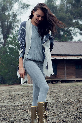 Eberjey Cozy Rib Legging | Salamander Shop