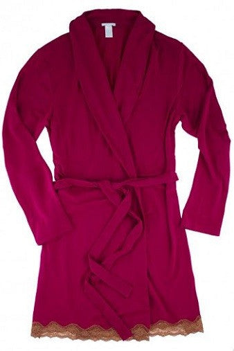 Eberjey Lady Godiva Classic Robe Fuchsia | Salamander Shop