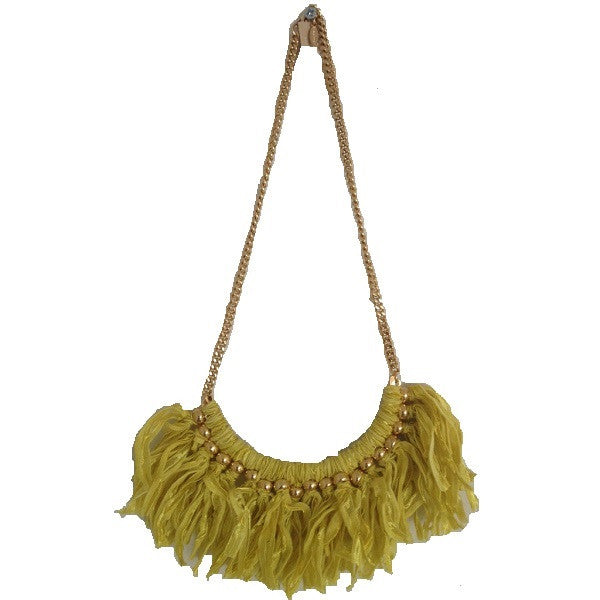 Ettika Bib Necklace Wasabi Salamander Bikini Shop