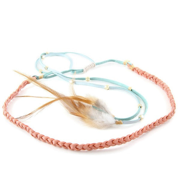 Ettika Like a Pixie Headband Peach Salamander Shop