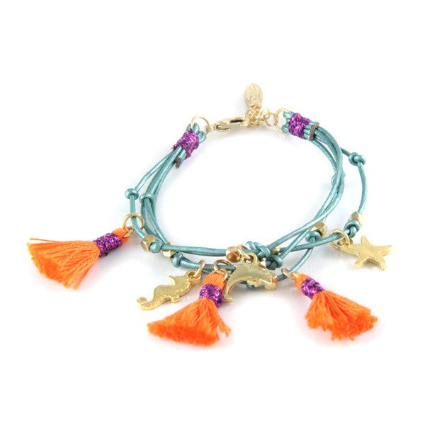 Ettika Multi Strand Bracelet Truly Teal Salamander Shop