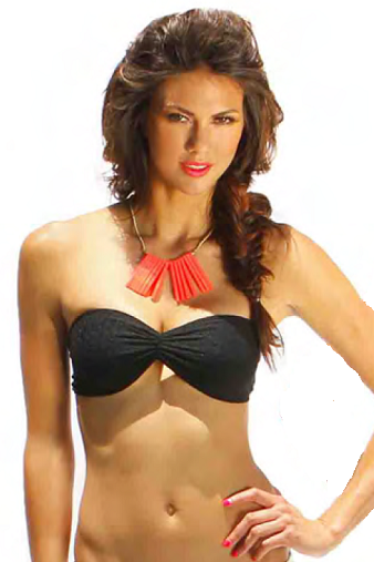 Tyler Rose Free Falling Bikini Top Front Salamander Shop