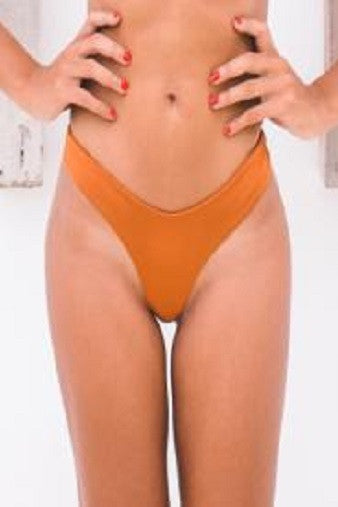 Bayu The Label Basu Bikini Bottom in Rust Front Salamander Shop