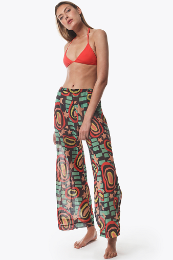 Bower Swimwear Sonny Palazzo Pants Front Salamander Shop