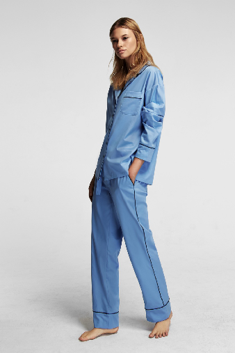 Sleeper Maria Blue Pajama Set with Pants | Salamander Shop