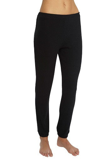 Eberjey Sweater Weather Legging in Black Front | Salamander Shop